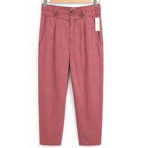 Anthropologie Kalea Jogger Pants Raspberry Plus Size 32 NWT Relaxed flowy Fit